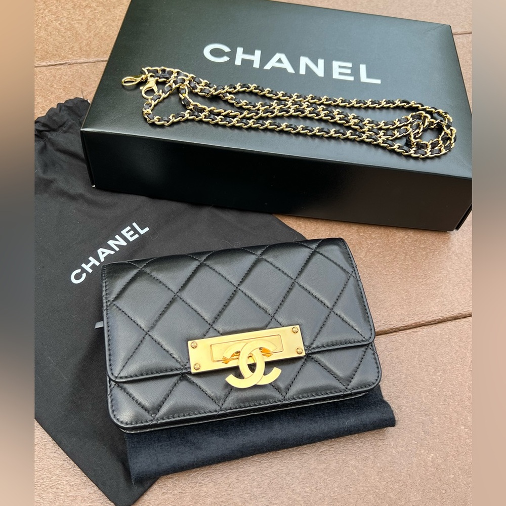 Authentic Chanel Golden Class WOC